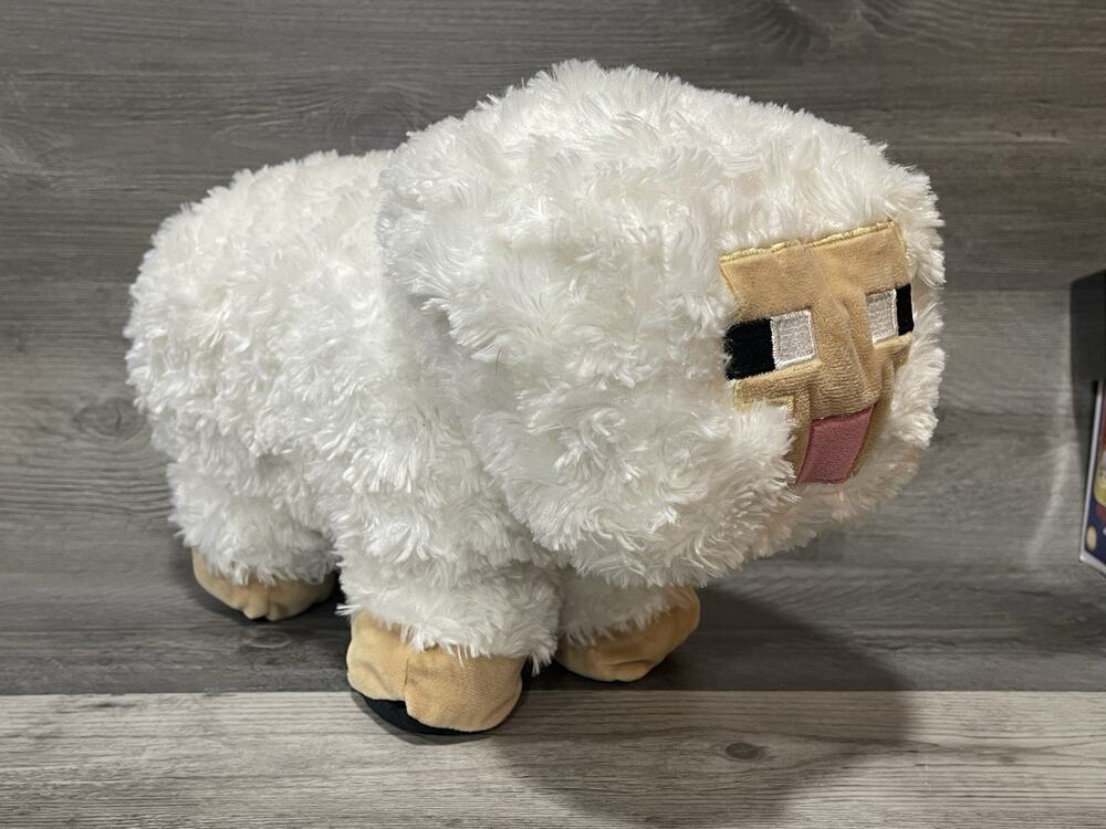 Minecraft Sheep Plush Official Mojang 2020 White Stuffed Animal Toy
